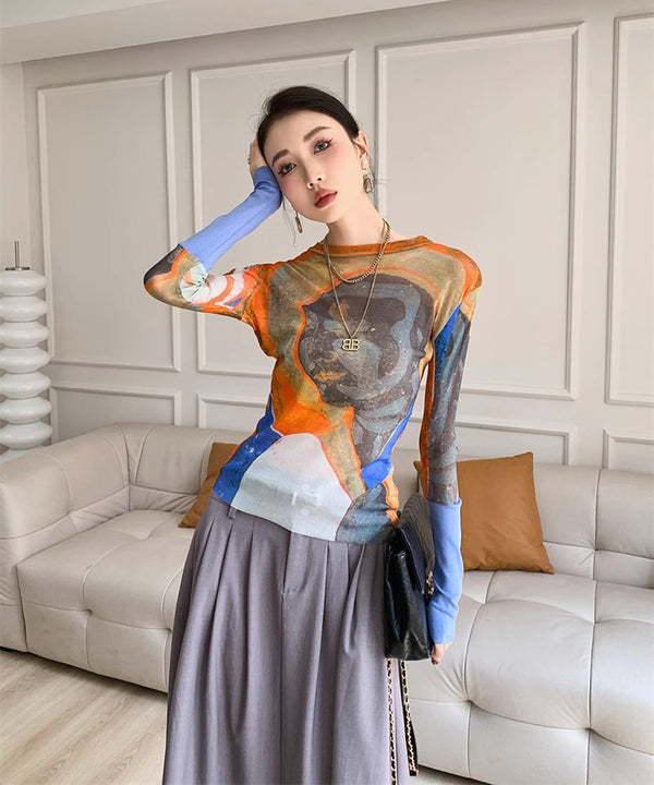 Graffiti Print Top